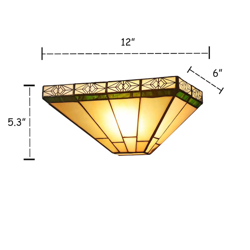Tiffany Style 1-light Wall Sconce