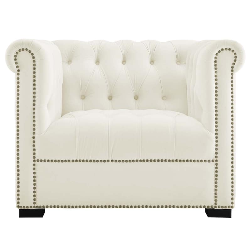 Performance Velvet Armchair