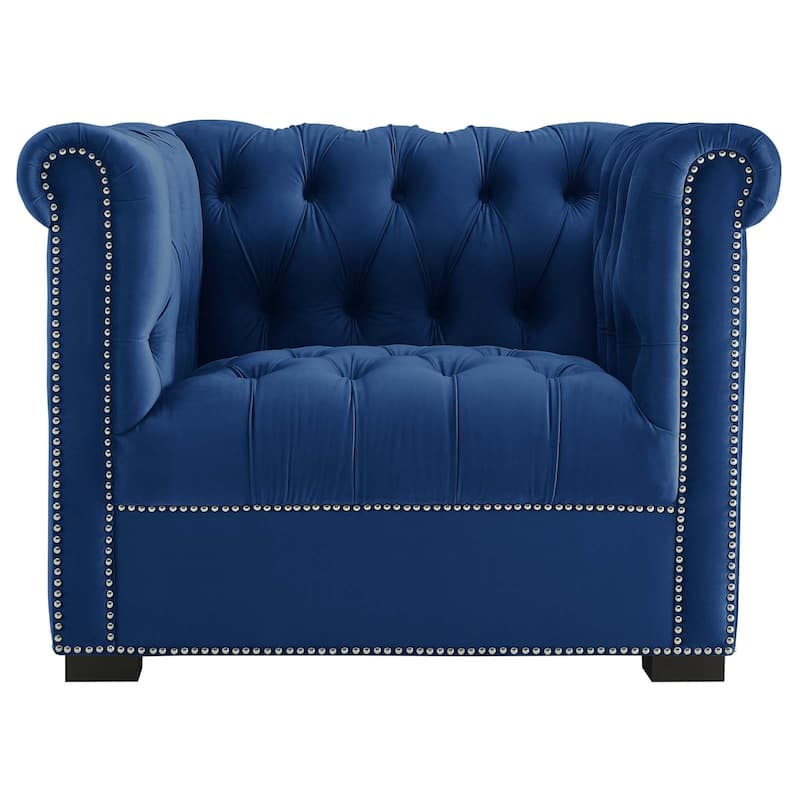 Performance Velvet Armchair