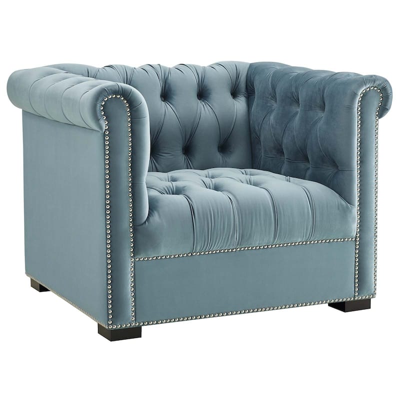 Performance Velvet Armchair