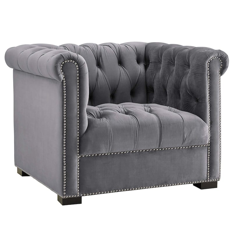 Performance Velvet Armchair