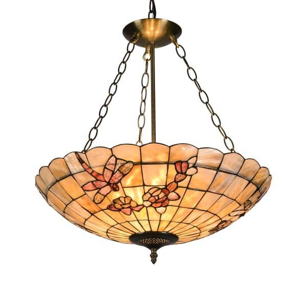 3 Light Sea Shell Inverted Pendant Overstock