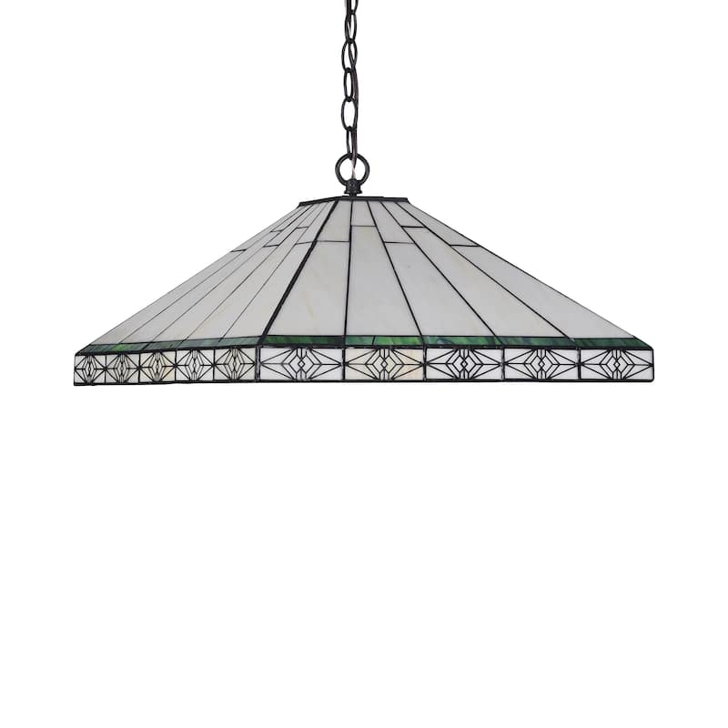 2-light Tiffany Blackish Bronze Pendant