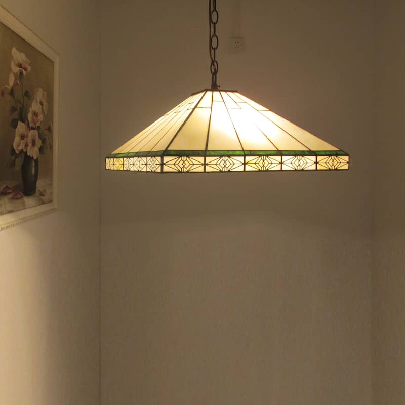 2-light Tiffany Blackish Bronze Pendant