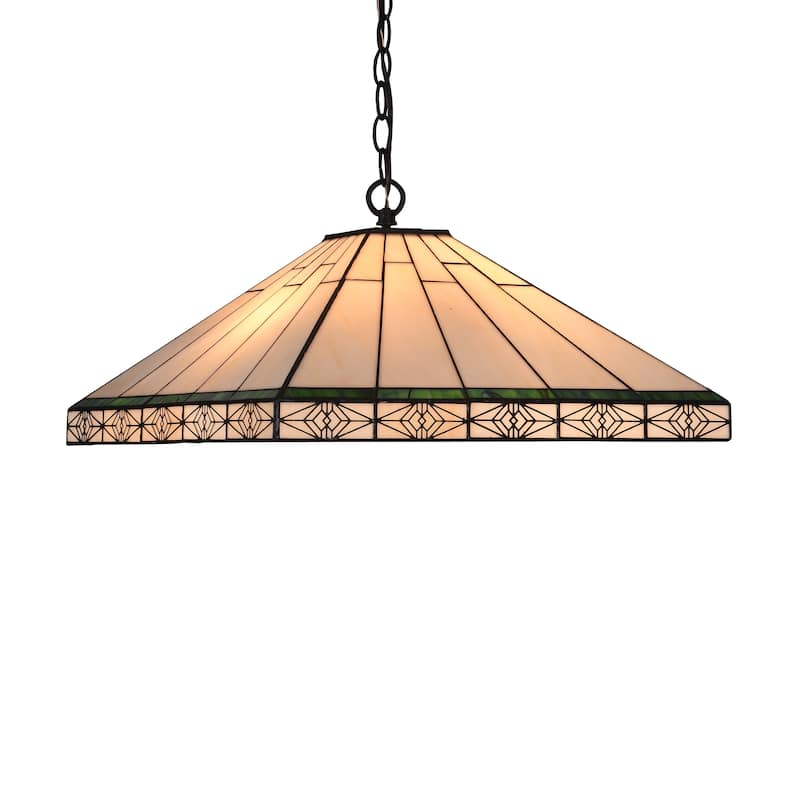 2-light Tiffany Blackish Bronze Pendant