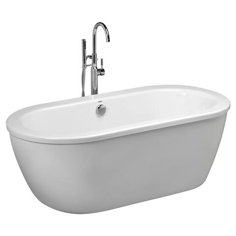 American Standard Cadet Freestanding Tub Kit, Less Tub Filler 2764.014M204.011 Arctic