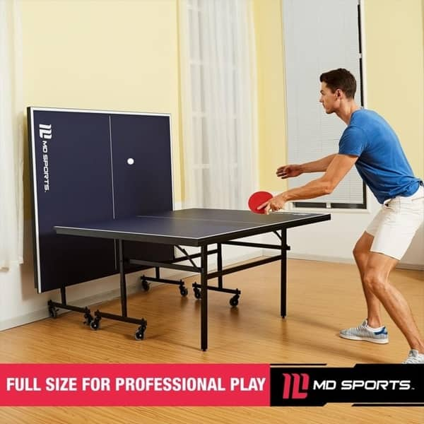 MD Sports Official Tournament Size 4-Piece Table Tennis Table