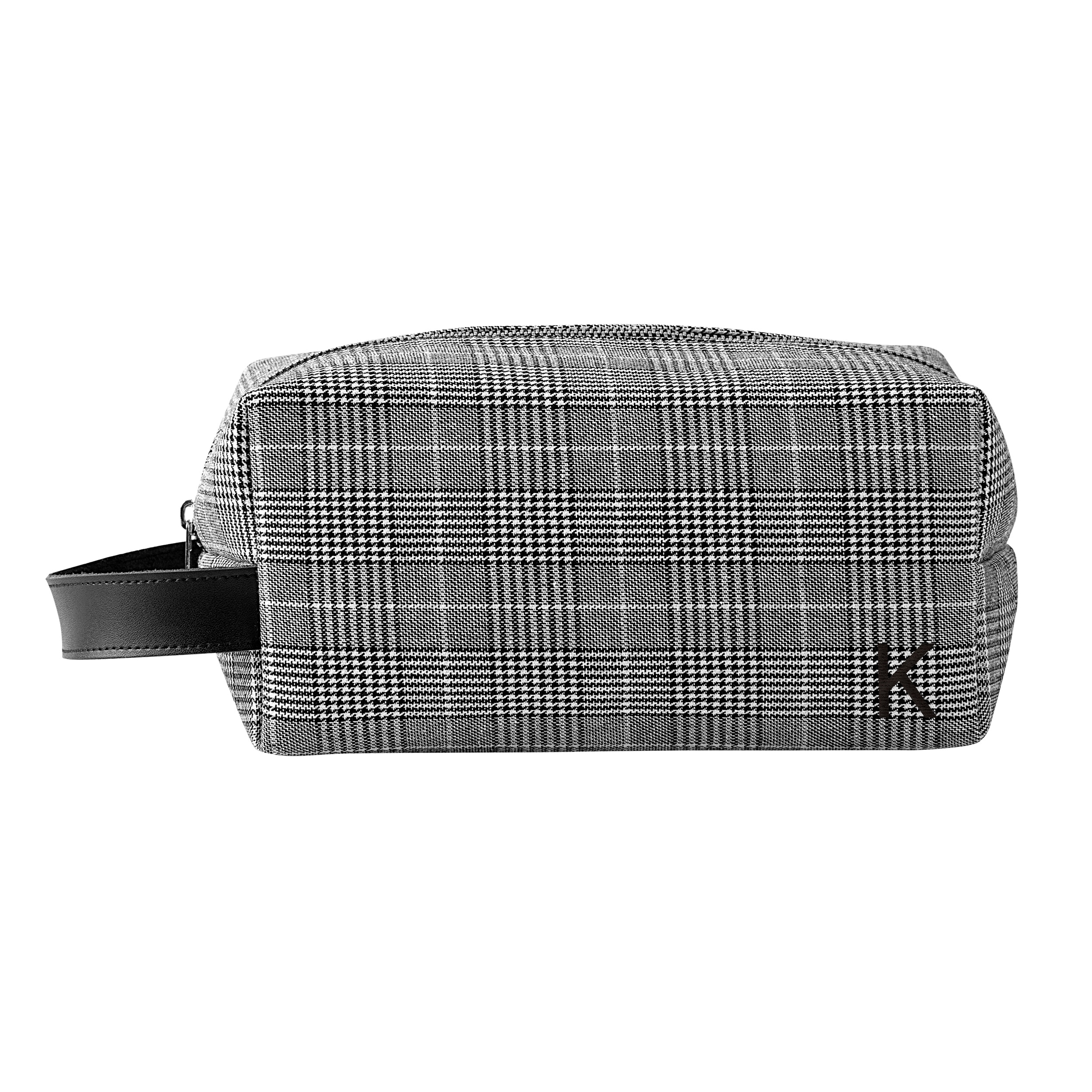 Cathys Concepts Personalized Glen Plaid Travel Organizer Black