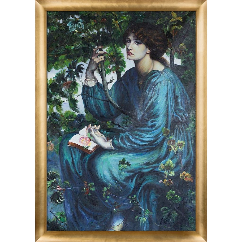 La Pastiche Dante Gabriel Rossetti 'The Day Dream' Hand Painted Oil Reproduction