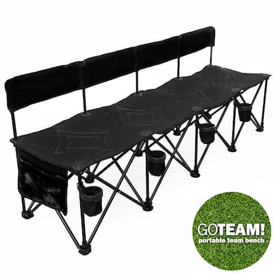 GoTEAM Multi Seat Portable Folding Team Bench - Size/Color Options