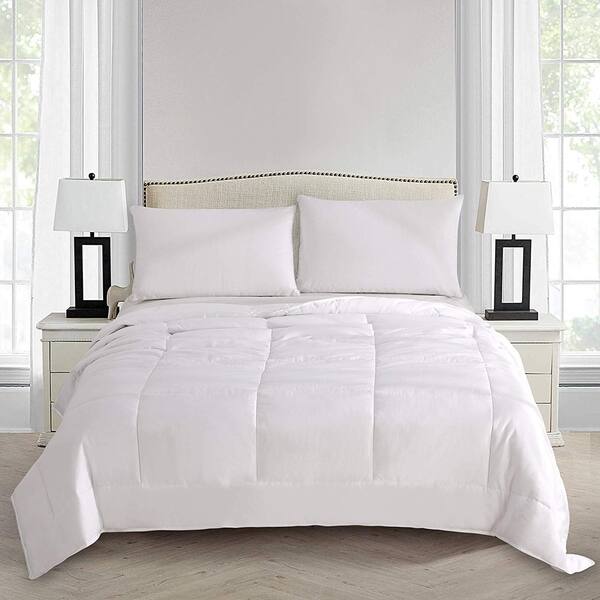 Shop Cheer Collection Luxury Natural Silk Blend Cotton Sateen