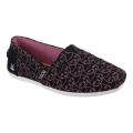 Women's Skechers BOBS Plush Cats Meow Alpargata Black/Pink