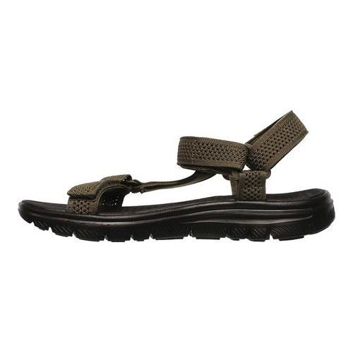 skechers sandals olive