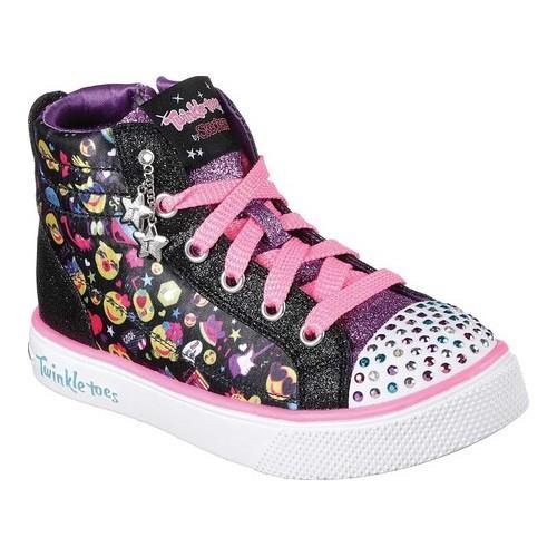 Skechers TWINKLE BREEZE 2.0-EMOJI MAJIC Girls 10879L//BMLT Black//Multi Shoes