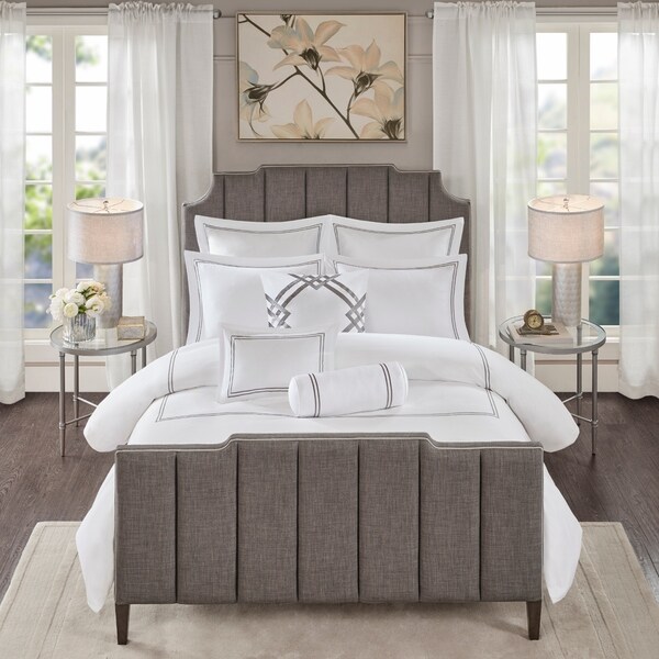 Madison Park Signature Hotel 101 Grey 400 Thread Count Comforter Set