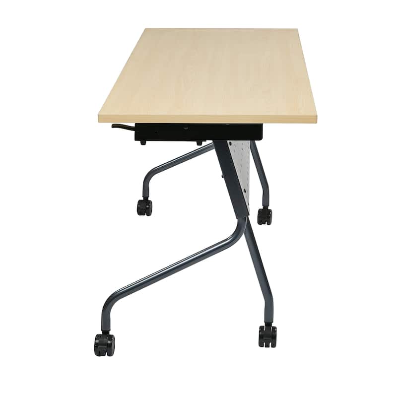 Flip-Top Training Table 60 x 24 with Titanium Frame