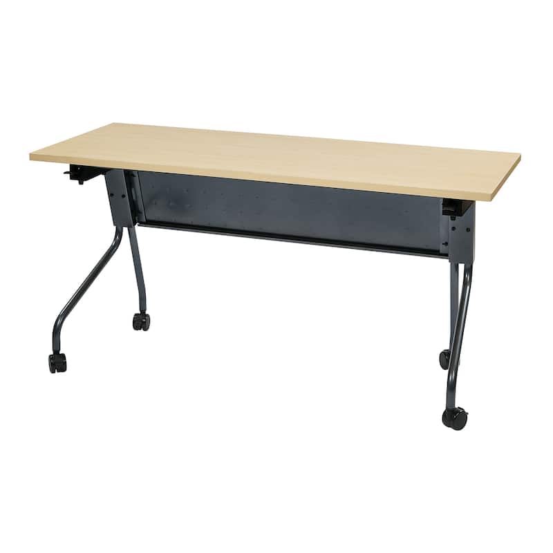 Flip-Top Training Table 60 x 24 with Titanium Frame