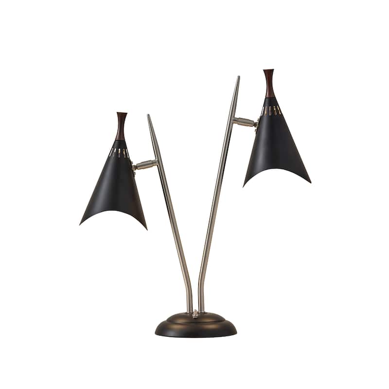 Adesso Draper Black Desk Lamp