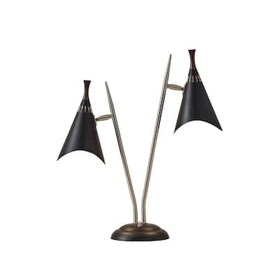 Adesso Draper Black Desk Lamp