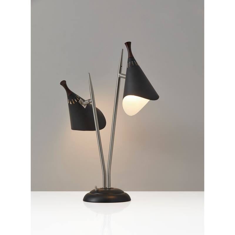 Adesso Draper Black Desk Lamp