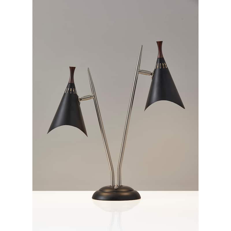 Adesso Draper Black Desk Lamp