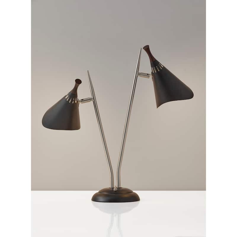 Adesso Draper Black Desk Lamp