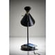 preview thumbnail 3 of 5, Maxine Matte Black AdessoCharge Desk Lamp