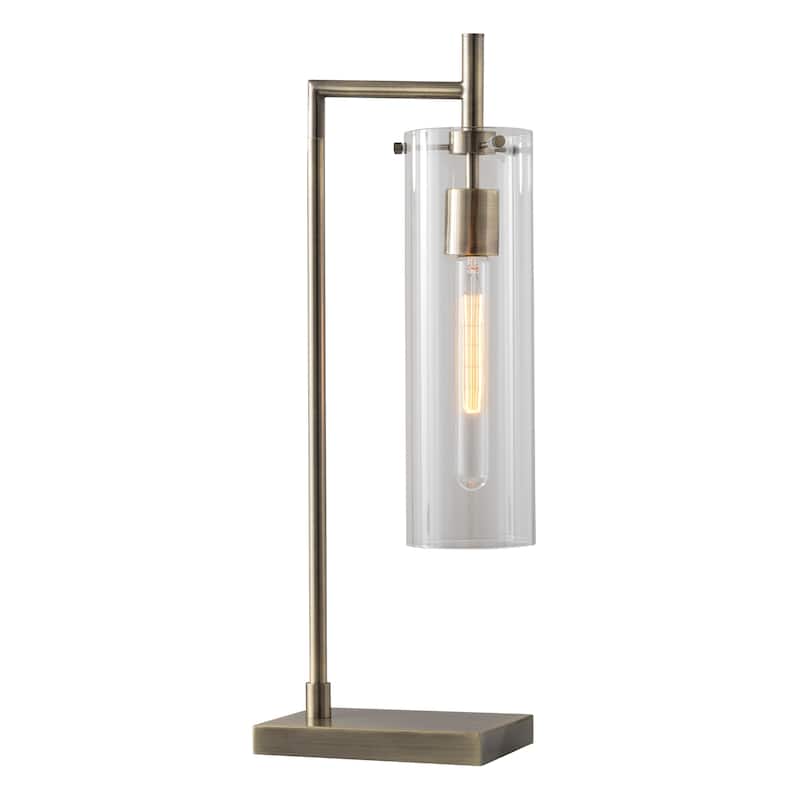 Adesso Dalton Antique Brass Table Lamp