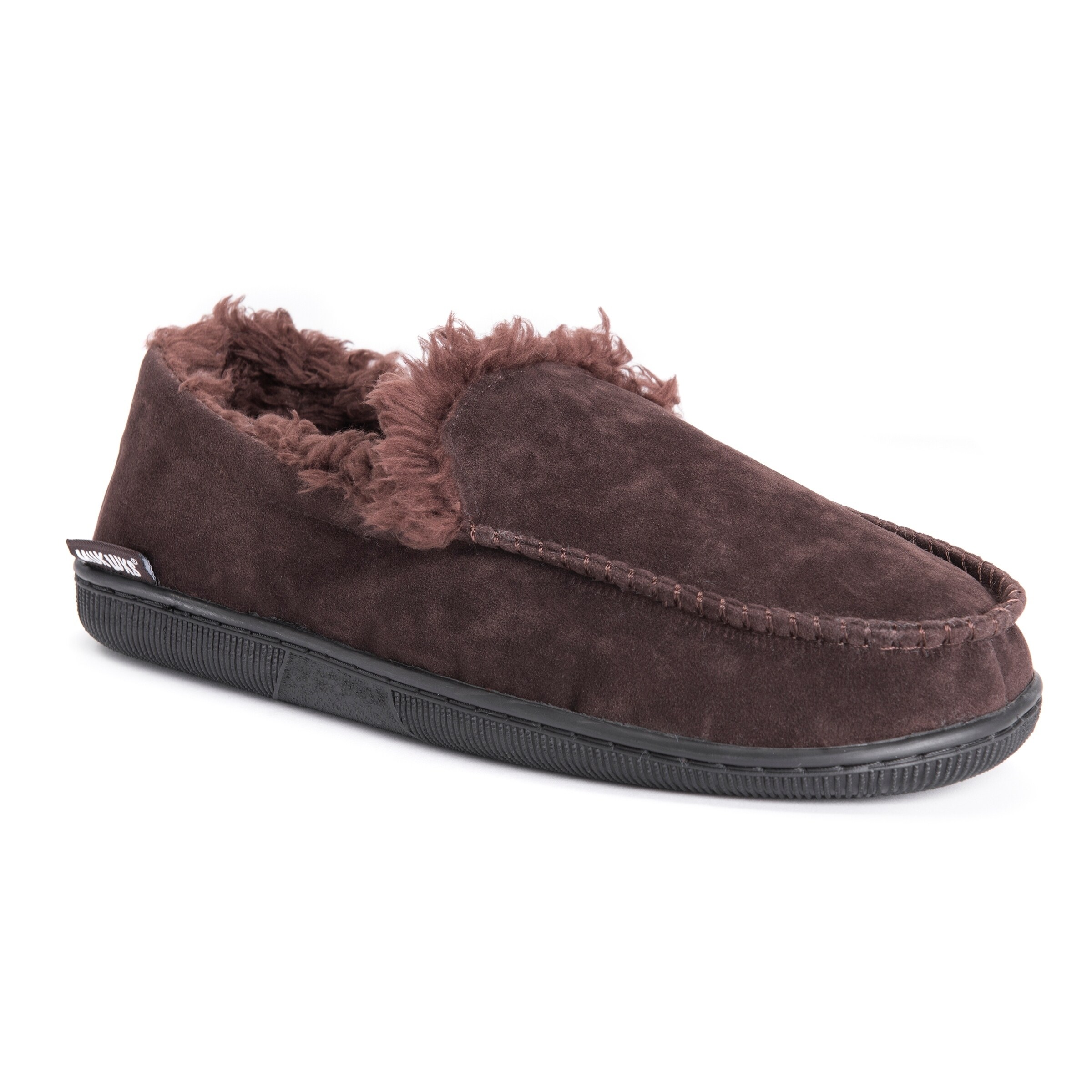 faux suede moccasin slippers