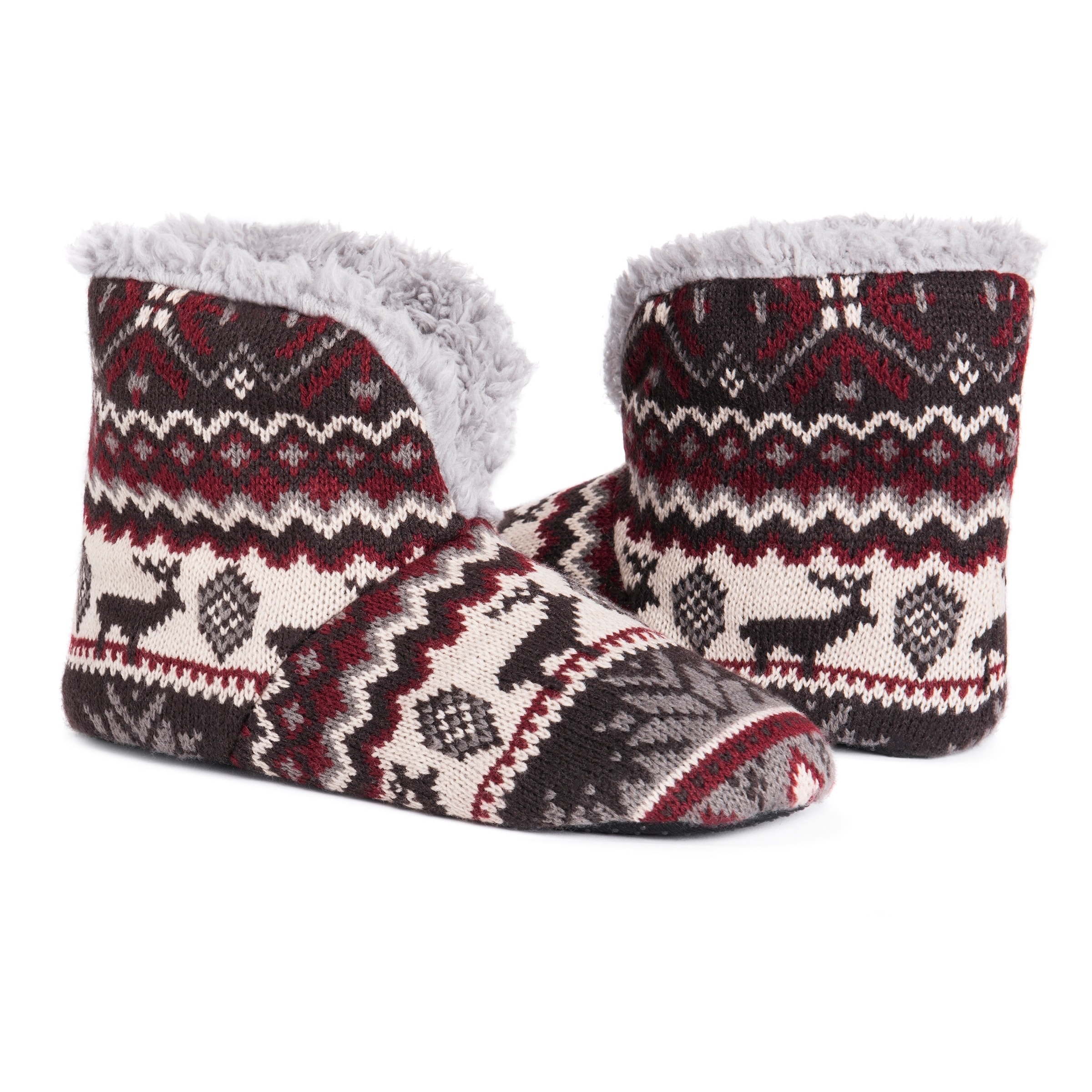 muk luks men's slipper booties