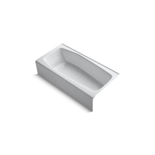 Kohler K-716 Villager(TM) 60" x 30" alcove bath with integral apron and right-hand drain