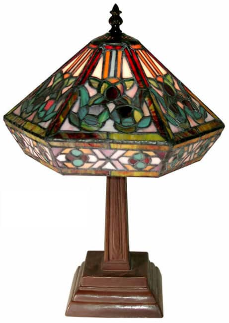 Tiffany-style Mission Table Lamp