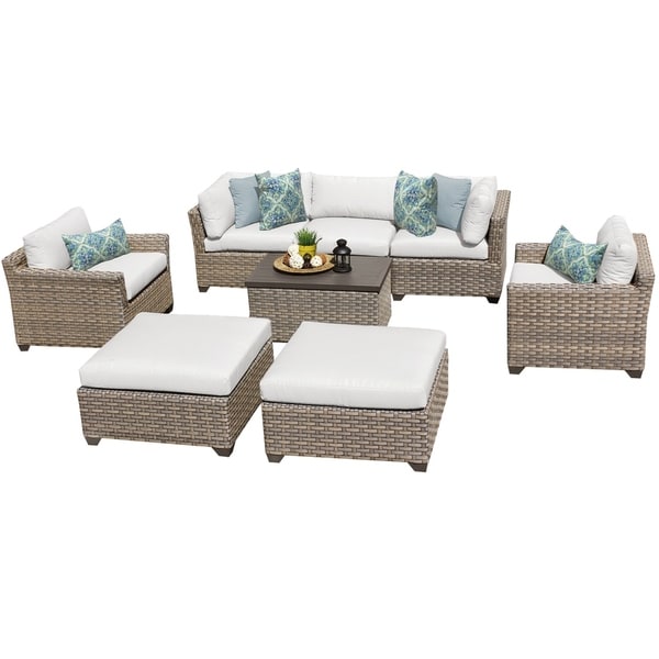 monterey 7 piece outdoor wicker patio furniture set 07a