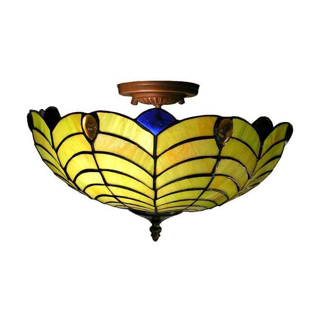 Tiffany-style Shell Hanging Light