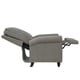 preview thumbnail 4 of 9, ProLounger Grey Chenille Push Back Recliner Chair