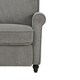 preview thumbnail 11 of 9, ProLounger Grey Chenille Push Back Recliner Chair