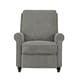 preview thumbnail 6 of 9, ProLounger Grey Chenille Push Back Recliner Chair