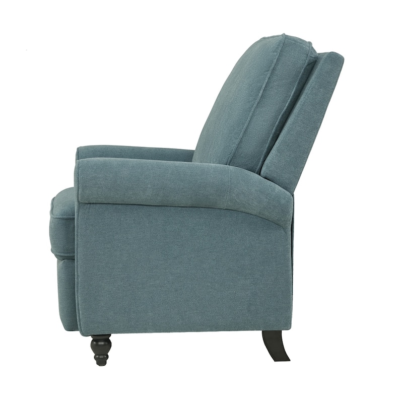 ProLounger Medium Blue Chenille Push Back Recliner Chair