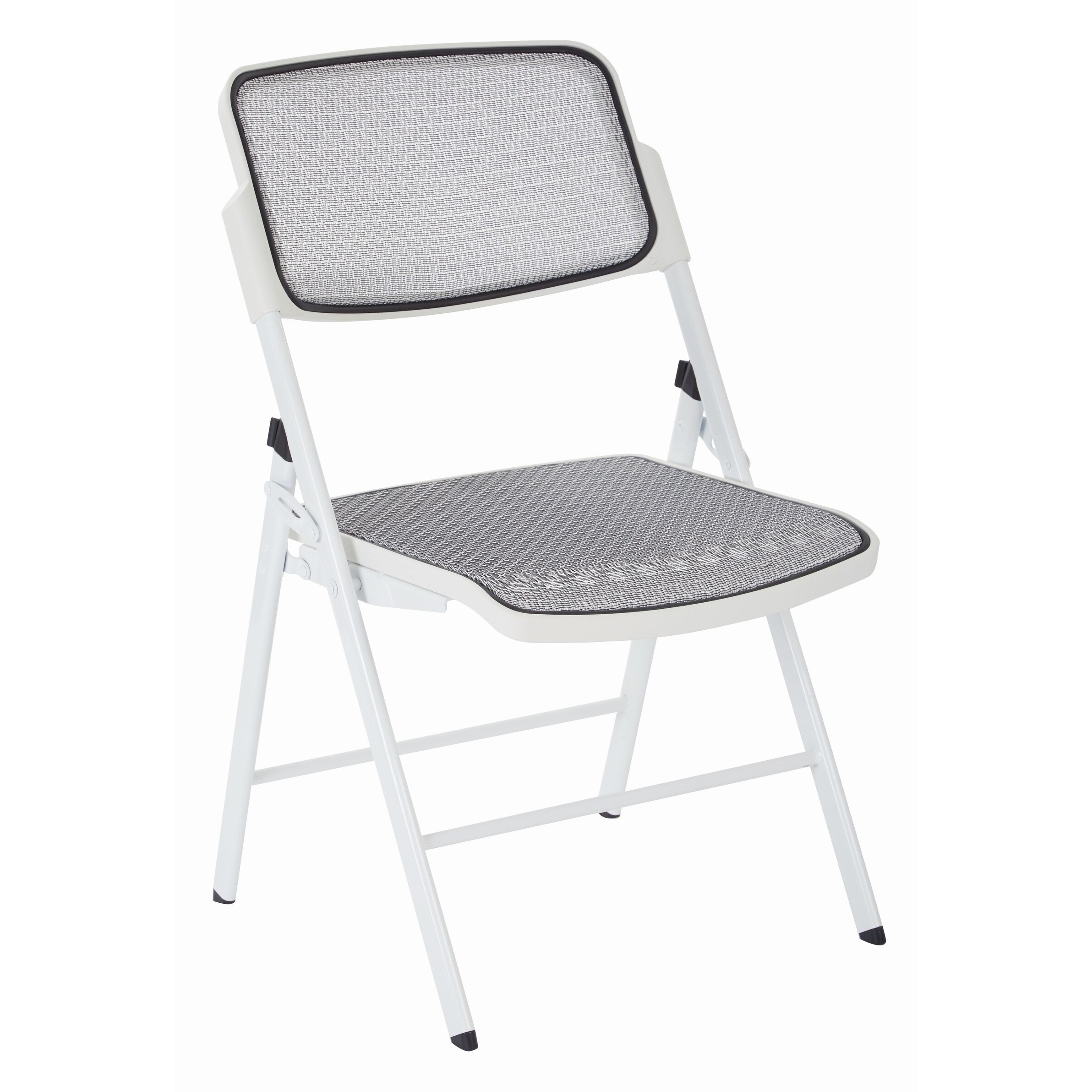 folding chair with mesh seat and back