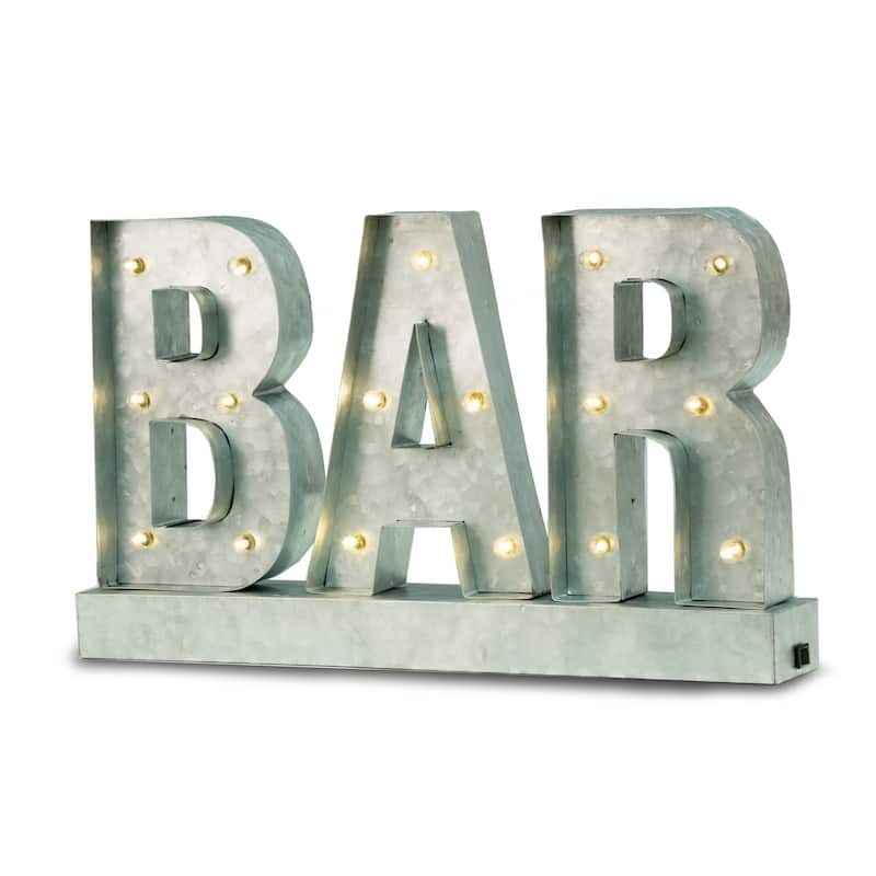 "Bar" Sign, Lighted
