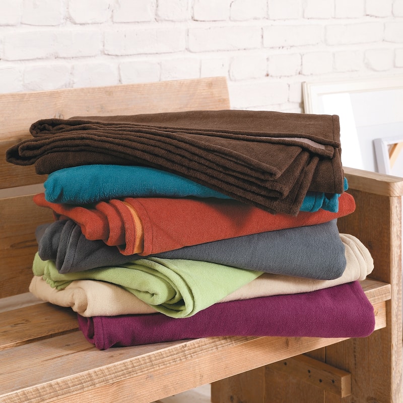 IBENA 100% Organic Cotton Throw Stockholm