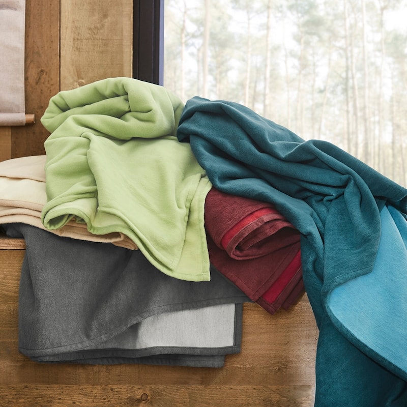 IBENA 100% Organic Cotton Throw Stockholm