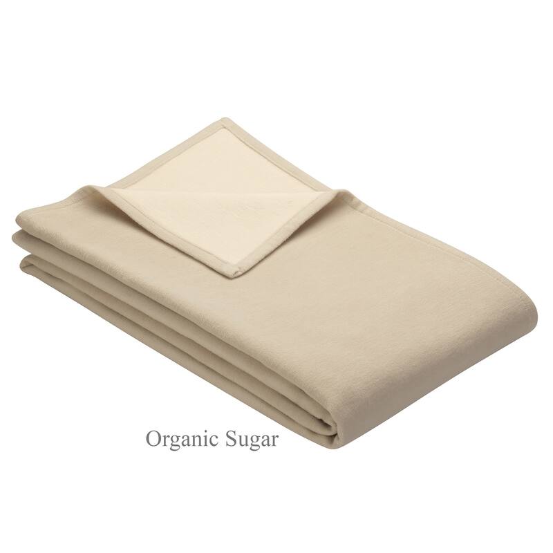 IBENA 100% Organic Cotton Throw Stockholm - organic sugar