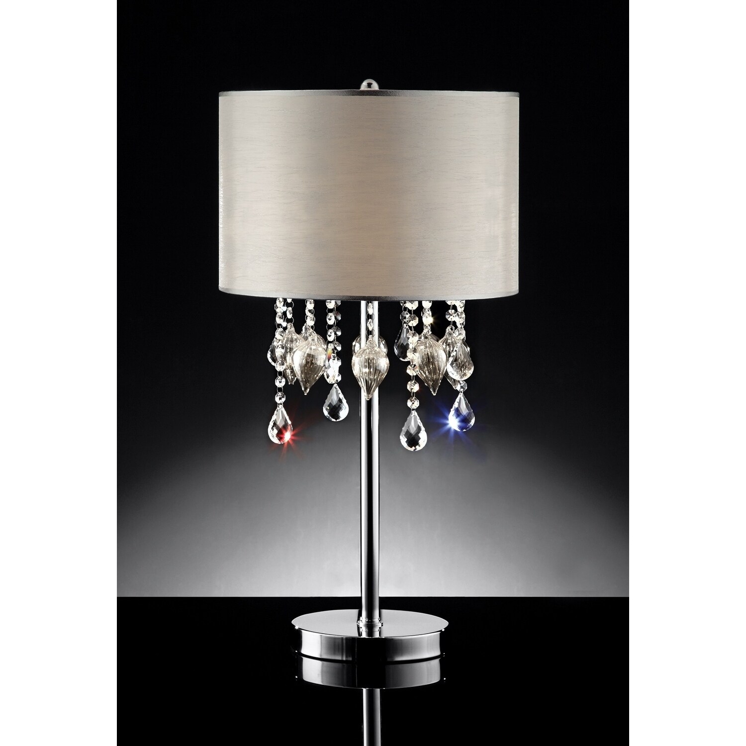 peach table lamp