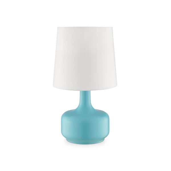 Ok Lighting Cheru Blue Table Touch Lamp Ok Lighting Cheru Blue Table Touch Lamp