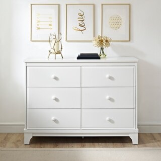 Copper Grove Tongeren White 6-drawer Dresser