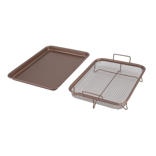 13 Inch Food Copper Plated Crisper Tray Cook Innovations Oven