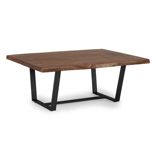 overstock live edge coffee table