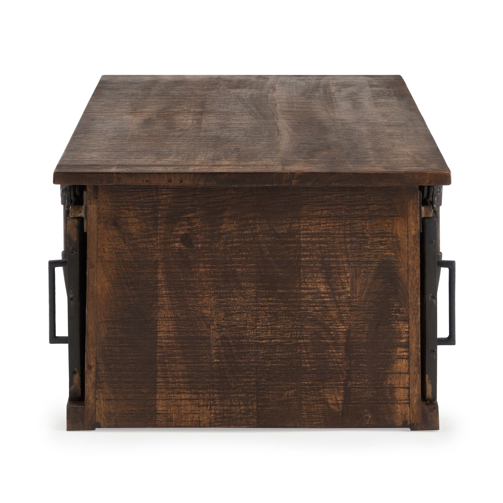 Shop Wyatt Barn Door Coffee Table In Brown By Rst Brands On Sale