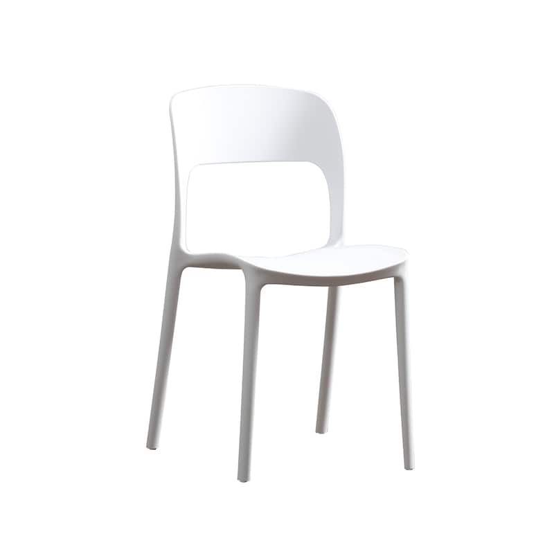 Kipford Indoor Plastic Chair (Set of 2) by Christopher Knight Home